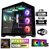 Xaser Lexus X70 Ryzen 7 7700 32Gb Ddr5 Ram 2Tb M.2 Nvme Ssd 12Gb Rtx5070 Sıvı Soğutmalı Oyuncu Tavsiye Sistem