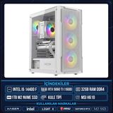 Xaser Light X100 I5 14400F 32GB Ram 1tb M.2 Nvme SSD 16GB RTX5060 Ti Masaüstü Oyuncu Oem Bilgisayar - Beyaz - Yok