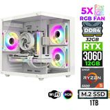 Xaser Mage X40 Ryzen 5 5500 32Gb Ram 1Tb M.2 Nvme Ssd 12Gb Rtx3060 Oyuncu Tavsiye Sistem