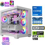 Xaser Master X8 I7 12700KF 32GB Ddr5 Ram 1tb M.2 Nvme SSD 12GB RTX5070 Sıvı Soğutmalı Oyuncu Hazır Sistem