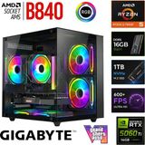 Xaser Monark X50 Ryzen 5 7500F/16GB RTX5060 Ti/1tb M.2 Nvme SSD/16GB Ddr5 Siyah-Gaming Oem Oyuncu Paket - Yok
