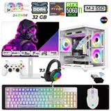 Xaser Moon Cube X20 Ryzen 7 5700X 32Gb Ram 1Tb M.2 Nvme Ssd 16Gb Rtx5060 Ti Sıvı Soğutmalı 24,5" 240Hz Oyuncu Tavsiye Sistem