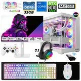 Xaser Moon X150 İ7 14700F 32Gb Ddr5 Ram 1Tb M.2 Nvme Ssd 12Gb Rtx5070 Sıvı Soğutmalı 24,5" 240Hz Oyuncu Tavsiye Sistem