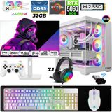 Xaser Moon X50 Ryzen 7 7800X3D 32GB Ddr5 Ram 1tb M.2 Nvme SSD 8gb RTX5060 Sıvı Soğutmalı 24,5" 240Hz Oyuncu Tavsiye Sistem - Beyaz - 24.5 inç