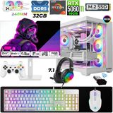Xaser Moon X60 Ryzen 7 7800X3D 32GB Ddr5 Ram 1tb M.2 Nvme SSD 16GB RTX5060TI Sıvı Soğutmalı 24,5" 240Hz Oyuncu Tavsiye Sistem - Beyaz - 24.5 inç