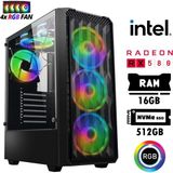 Xaser Nano X20 I3 13100F 16GB Ram 512GB M.2 Nvme SSD 8gb RX580 Oyuncu Hazır Tavsiye Sistem - Siyah - Yok