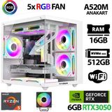 Xaser Narnia X60 Ryzen 5 5500 16Gb Ram 512Gb M.2 Nvme Ssd Rtx3050 Oyuncu Tavsiye Sistem