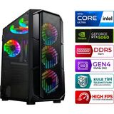 Xaser North X30 Intel Ultra 5 225F 32GB Ddr5 Ram 1tb M.2 Nvme SSD 8gb RTX5060 Masaüstü Oyuncu Bilgisayarı - Siyah - Yok