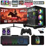 Xaser Nova X40 Ryzen 7 5700X 32GB Ram 1tb M.2 Nvme SSD 16GB RX9060 Xt Sıvı Soğutmalı 27" 300Hz Oyun Bilgisayarı - Siyah - Var