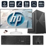 Xaser Officepro H24 Intel Core I5-14400F 8gb Ram 256GB M.2 Nvme SSD 2gb GT610 23.8" Hp Monitörlü Masaüstü Ofis Bilgisayarı - Siyah - 23,8 inç