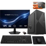 Xaser OFFICEX170 Ryzen 5 8400F 16GB Ddr5 Ram 512GB M.2 SSD GT610 Ekran Kartı 27" Monitör Ofis Bilgisayarı - Siyah - 27 inç