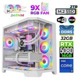 Xaser Pearl X80 İ9 14900Kf 32Gb Ddr5 Ram 2Tb M.2 Nvme Ssd 16Gb Rtx5080 Oyuncu Render Tavsiye Sistem
