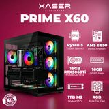 Xaser Prime X60 Ryzen 5 7500F 16Gb Ddr5 Ram 1Tb M.2 Nvme Ssd 16Gb Rtx5060 Ti Masaüstü Oyuncu Bilgisayarı