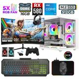 Xaser River X80 İ5 10400F 16Gb Ram 512Gb M.2 Nvme Ssd 8Gb Rx580 23.8" 200Hz Oyuncu Tavsiye Sistem