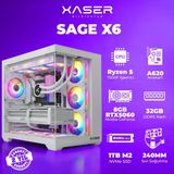 Xaser Sage X6 Ryzen 5 7500F 32Gb Ddr5 Ram 1Tb M.2 Nvme Ssd 8Gb Rtx5060 Sıvı Soğutmalı Oyuncu Bilgisayarı