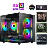 Xaser Sage X70 Ryzen 5 7500F Ddr5 32GB Ram 1tb M.2 Nvme SSD 8gb RTX5060 Oyuncu Tavsiye Sistem - Siyah - Yok