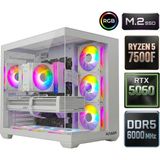 Xaser Sage X80 Ryzen 5 7500F Ddr5 32GB Ram 1tb M.2 Nvme SSD 8gb RTX5060 Oyuncu Tavsiye Sistem - Beyaz - Yok