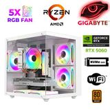 Xaser Savage X100 Ryzen 5 7600 16Gb Ddr5 Ram 512Gb M.2 Nvme Ssd 8Gb Rtx5060 Masaüstü Oyuncu Bilgisayarı