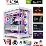 Xaser Shiny X90 Ryzen 5 7500F 32GB Ddr5 Ram 1tb M.2 Nvme SSD 8gb RTX5060 Sıvı Soğutmalı Oyuncu Bilgisayarı - Beyaz - Yok