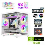 Xaser Sova Cube X60 Ryzen 7 5700X 32Gb Ram 1Tb M.2 Nvme Ssd 16Gb Rtx5060ti Sıvı Soğutmalı Toyuncu Tavsiye Sistem