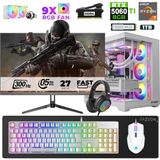 Xaser Star X120 Ryzen 7 5700X 32GB Ram 1tb M.2 Nvme SSD 8gb RTX5060TI 27" 300Hz Oyuncu Bilgisayarı - Beyaz - Var