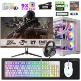 Xaser Star X120 Ryzen 7 5700X 32GB Ram 1TB M.2 NVMe SSD 8GB RTX5060Ti 27" 300Hz Oyuncu Bilgisayarı