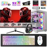Xaser Star X160 Ryzen 7 5700X 32GB Ram 1tb M.2 Nvme SSD 16GB RX9060XT 27" 300Hz Oyuncu Bilgisayarı - Beyaz - Var