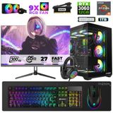 Xaser Star X230 Ryzen 5 7500F 32GB Ram 1TB M.2 NVMe SSD 12GB RTX3060 27" 300Hz Oyuncu Bilgisayarı