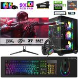Xaser Star X310 Ryzen 5 7500F 32GB Ram 1tb M.2 Nvme SSD 8gb RTX5060TI 27" 300Hz Oyuncu Bilgisayarı - Siyah - Var