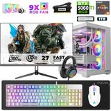Xaser Star X320 Ryzen 5 7500F 32GB Ram 1tb M.2 Nvme SSD 8gb RTX5060TI 27" 300Hz Oyuncu Bilgisayarı - Beyaz - Var