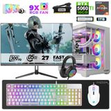 Xaser Star X360 Ryzen 5 7500F 32GB Ram 1TB M.2 NVMe SSD 16GB RTX5060Ti 27" 300Hz Oyuncu Bilgisayarı