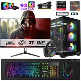 Xaser Star X390 Ryzen 5 7500F 32GB Ram 1tb M.2 Nvme SSD 16GB RX9060XT 27" 300Hz Oyuncu Bilgisayarı - Siyah - Var