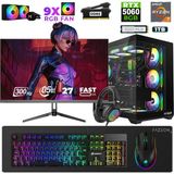 Xaser Star X470 Ryzen 7 7800X3D 32GB Ram 1tb M.2 Nvme SSD 8gb RTX5060 27" 300Hz Oyuncu Bilgisayarı - Siyah - Var