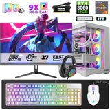 Xaser Star X80 Ryzen 7 5700X 32GB Ram 1tb M.2 Nvme SSD 12GB RTX3060 27" 300Hz Oyuncu Bilgisayarı - Beyaz - Var