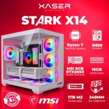 Xaser Stark X14 Ryzen 7 7800X3D 16GB Ram 1tb M.2 Nvme SSD 8gb RTX5050 Sıvı Soğutmalı Oyuncu Bilgisayarı - Beyaz - Yok