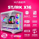 Xaser Stark X16 Ryzen 7 7800X3d 32Gb Ram 1Tb M.2 Nvme Ssd 8Gb Rtx5050 Sıvı Soğutmalı Oyuncu Bilgisayarı