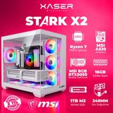 Xaser Stark X2 Ryzen 7 5700X 16GB Ram 1tb M.2 Nvme SSD 8gb RTX5050 Sıvı Soğutmalı Oyuncu Bilgisayarı - Beyaz - Yok