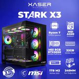Xaser Stark X3 Ryzen 7 5700X 32Gb Ram 1Tb M.2 Nvme Ssd 8Gb Rtx5050 Sıvı Soğutmalı Oyuncu Bilgisayarı