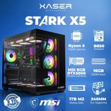 Xaser Stark X5 Ryzen 5 7500F 16GB Ram 1tb M.2 Nvme SSD 8gb RTX5050 Sıvı Soğutmalı Oyuncu Bilgisayarı - Siyah - Yok