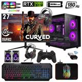 Xaser Sword Cube X52 Ryzen 7 5700X 32Gb Ram 1Tb M.2 Nvme Ssd 8Gb Rtx5060 Sıvı Soğutmalı 27" 200Hz Oyuncu Tavsiye Sistem
