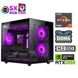 Xaser Sword X50 Mini Ryzen 7 5700X 32GB RAM 1TB SSD 8GB RTX 5060 FreeDOS Oyun Bilgisayarı