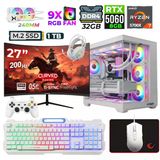 Xaser Sword X55 Ryzen 7 5700X 32GB RAM 1TB SSD 8GB RTX 5060 FreeDOS 27 inç Monitör Oyun Bilgisayarı