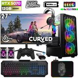 Xaser Thunder X340 I5 14400F 32GB Ddr5 Ram 2tb M.2 Nvme SSD 12GB RTX5070 27" 180Hz Oyuncu Hazır Sistem