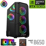 Xaser Thunder X700 Ryzen 5 7500F 16GB Ddr5 Ram 1tb M.2 Nvme SSD 8gb RTX5060TI Sıvı Soğutmalı Oyuncu Hazır Sistem