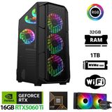 Xaser Thunder X770 I9 14900KF 32GB Ddr5 Ram 1tb M.2 Nvme SSD 16GB RTX5060 Ti Sıvı Soğutmalı Oyun Tavsiye Sistem