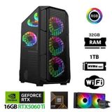 Xaser Thunder X870 Ryzen 7 7800X3D 32GB Ddr5 Ram 1tb M.2 Nvme SSD 16GB RTX5060 Ti Sıvı Soğutmalı Oyuncu Bilgisayarı