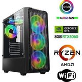 Xaser Velox X470 Ryzen 5 7600 32Gb Ddr5 Ram 1Tb M.2 Nvme Ssd 8Gb Rtx5060 Masaüstü Oyuncu Bilgisayarı