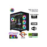 XASER Velox x480 Ryzen 7 9700x 32GB DDR5 Ram 2TB M.2 NVMe SSD 12GB RTX5070 Sıvı Soğutmalı Oyuncu Bil