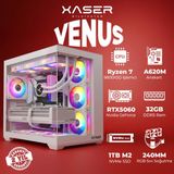 Xaser Venus X120 Ryzen 7 9800X3D 32GB Ddr5 Ram 1tb M.2 Nvme SSD 8gb RTX5060 Sıvı Soğutmalı Oyuncu Bilgisayar - Beyaz - Yok