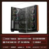 Xaser Wooden X130 Ryzen 7 7800X3d 32Gb Ddr5 Ram 1Tb M.2 Nvme Ssd 16Gb Rtx5070 Ti Sıvı Soğutmalı Masaüstü Oyuncu Oem Bilgisayar